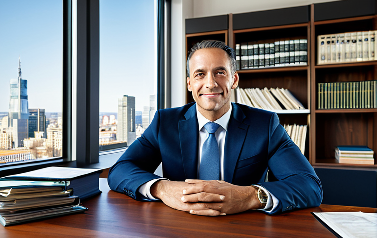 Professional Financial Advisor**

"A confident financial advisor, fully clothed in a tailored business suit, sitting at a polished wooden desk in a bright and modern office. Bookshelves filled with financial resources line the wall behind them. Natural light streams in through a large window overlooking a city skyline. Safe for work, appropriate content, perfect anatomy, well-formed hands, professional, high resolution."

**